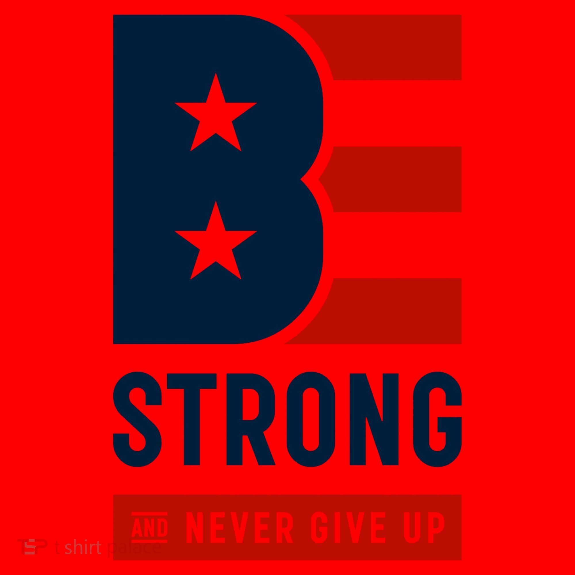 Be Strong And Never Give Up Santa Hat