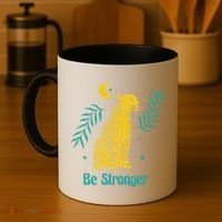 Be Stronger Tiger Coffee Mug thumb 4