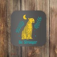 Be Stronger Tiger Coaster thumb 0