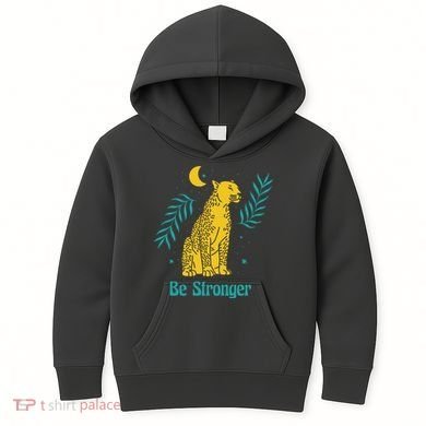 Be Stronger Tiger Kids Hoodie
