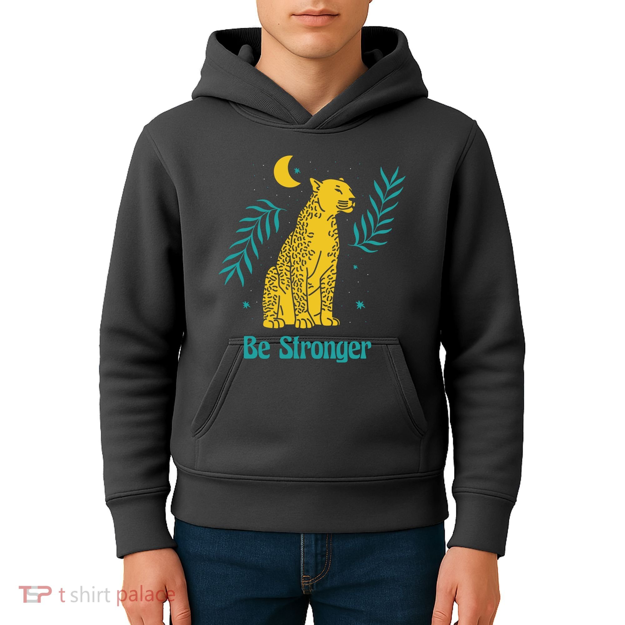 Be Stronger Tiger Kids Hoodie