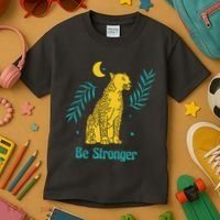 Be Stronger Tiger Kids T-Shirt thumb 3