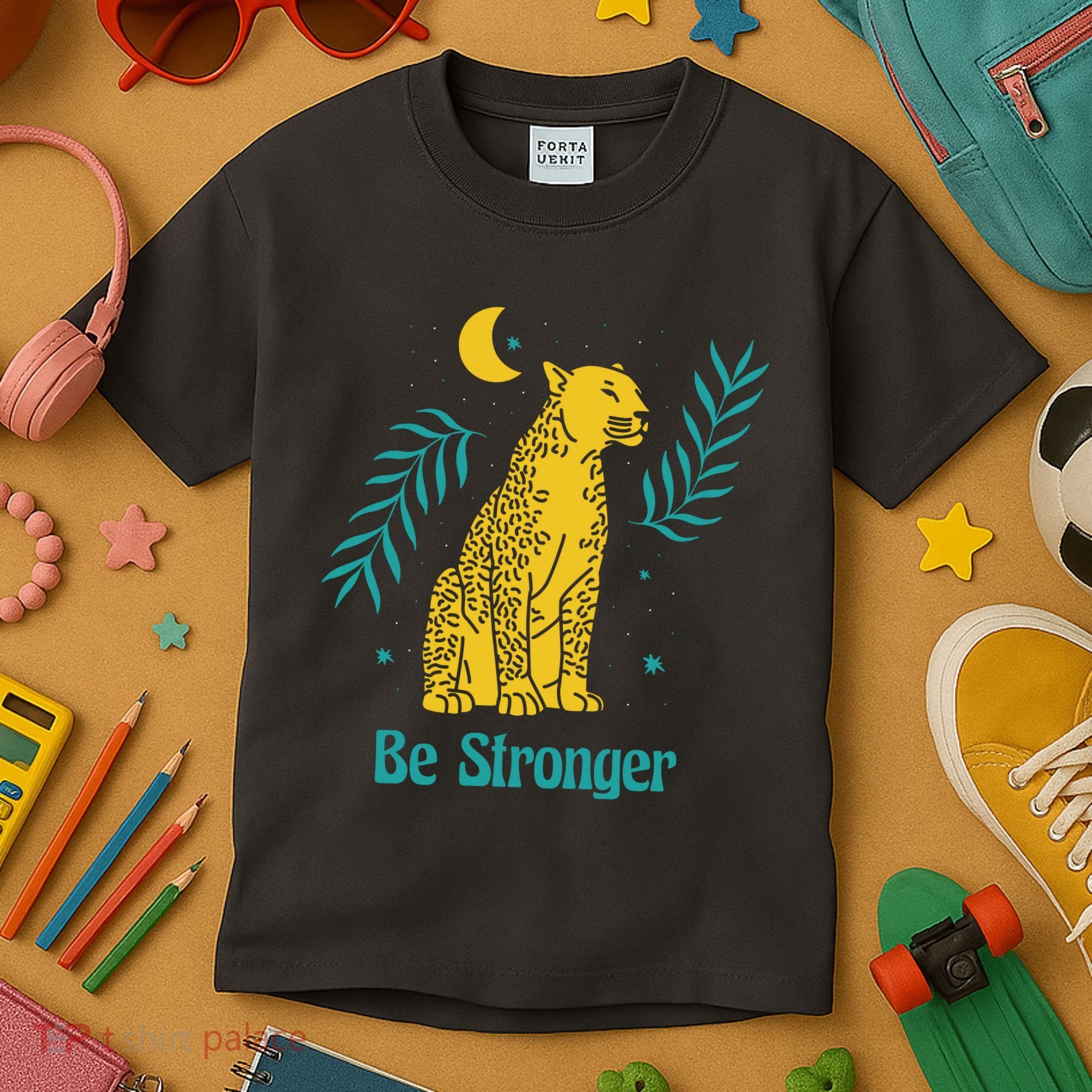 Be Stronger Tiger Kids T-Shirt