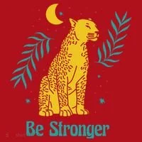 Be Stronger Tiger Christmas Stocking thumb 1