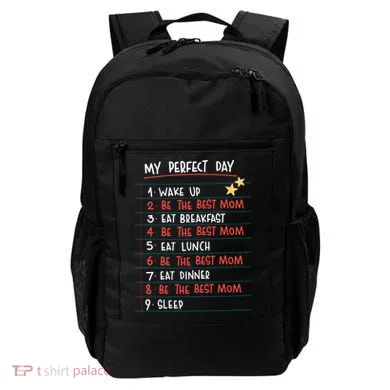 Be The Best Mom Life Routine Backpack