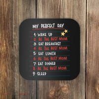 Be The Best Mom Life Routine Coaster thumb 0