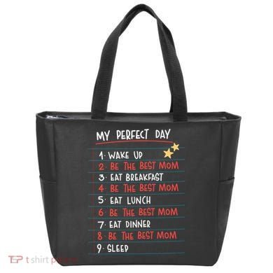 Be The Best Mom Life Routine Tote Bag