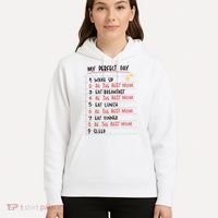 Be The Best Mom Life Routine Hoodie thumb 5