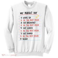 Be The Best Mom Life Routine Sweatshirt thumb 0
