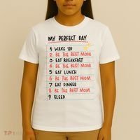 Be The Best Mom Life Routine T-Shirt thumb 4