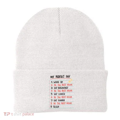 Be The Best Mom Life Routine Beanie