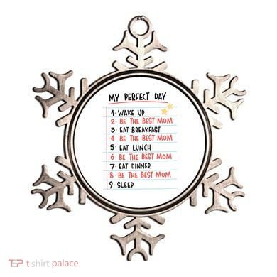 Be The Best Mom Life Routine Ornament