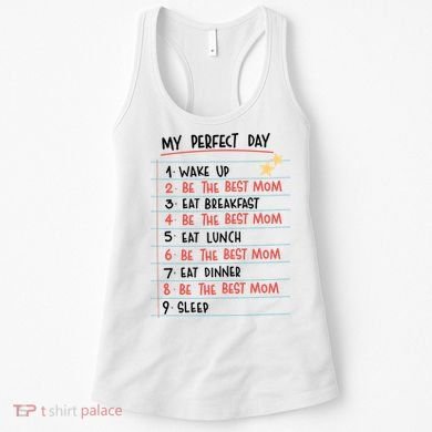 Be The Best Mom Life Routine Women's Tank Top