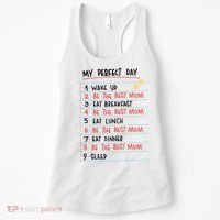 Be The Best Mom Life Routine Women's Tank Top thumb 0