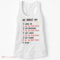 Be The Best Mom Life Routine Women's Tank Top thumb 0