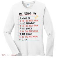 Be The Best Mom Life Routine Women's Long Sleeve Shirt thumb 0