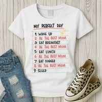 Be The Best Mom Life Routine Women's T-Shirt thumb 3