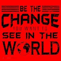 Be the Change You Want To See In The World Santa Hat thumb 1