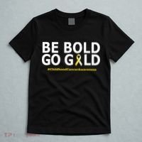 Be The Gold Childhood Cancer Awareness T-Shirt thumb 5