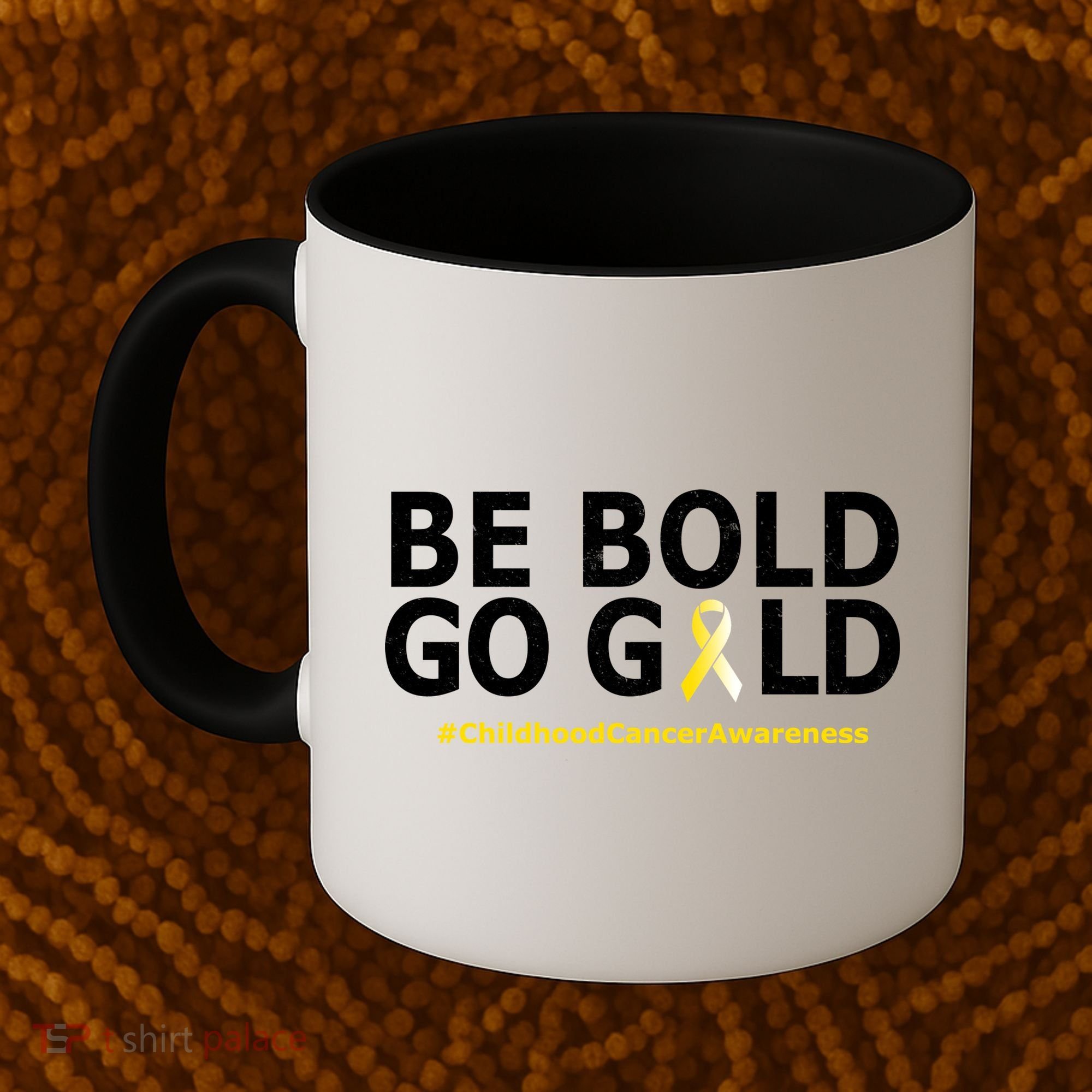 Be The Gold Childhood Cancer Awareness Coffee Mug