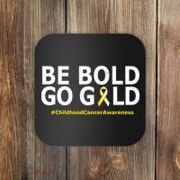 Be The Gold Childhood Cancer Awareness Coaster thumb 0