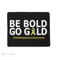 Be The Gold Childhood Cancer Awareness Mousepad thumb 0
