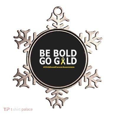 Be The Gold Childhood Cancer Awareness Ornament