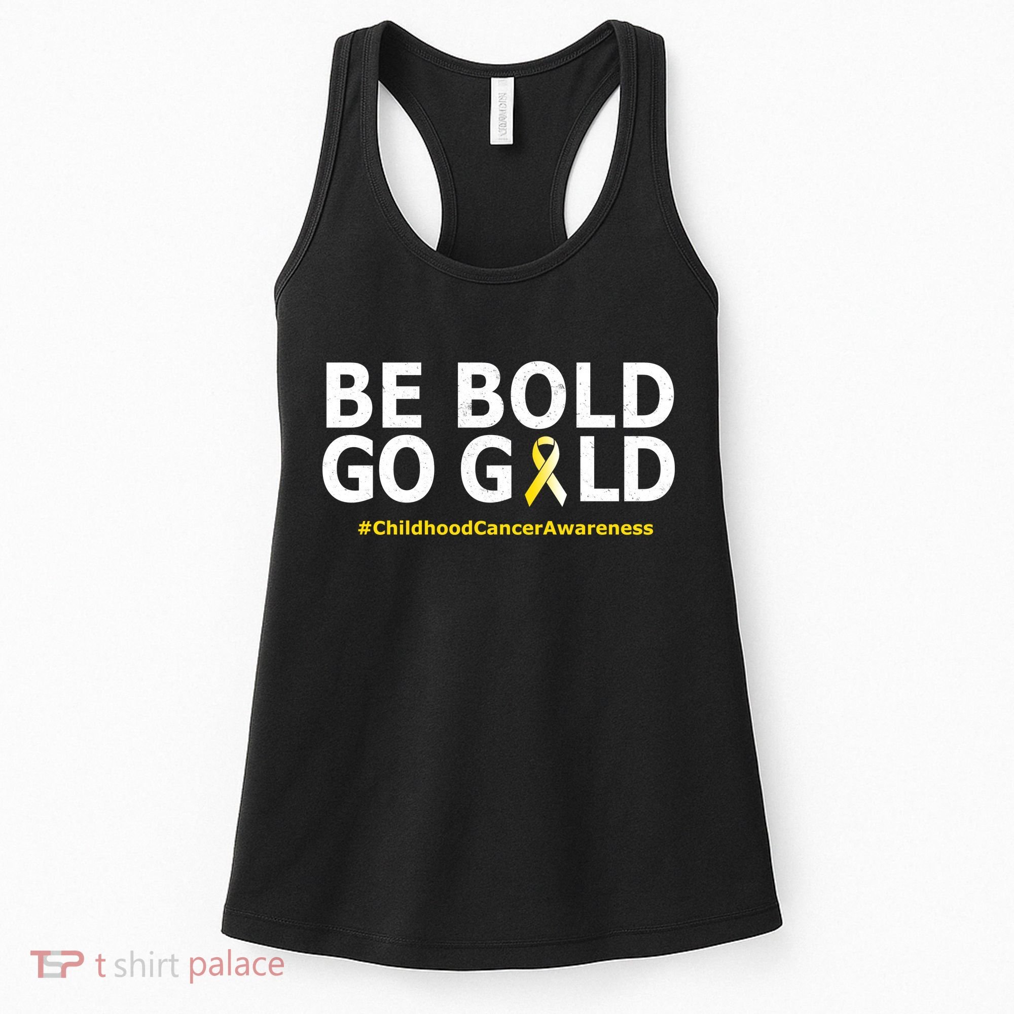 Be The Gold Childhood Cancer Awareness Women's Tank Top