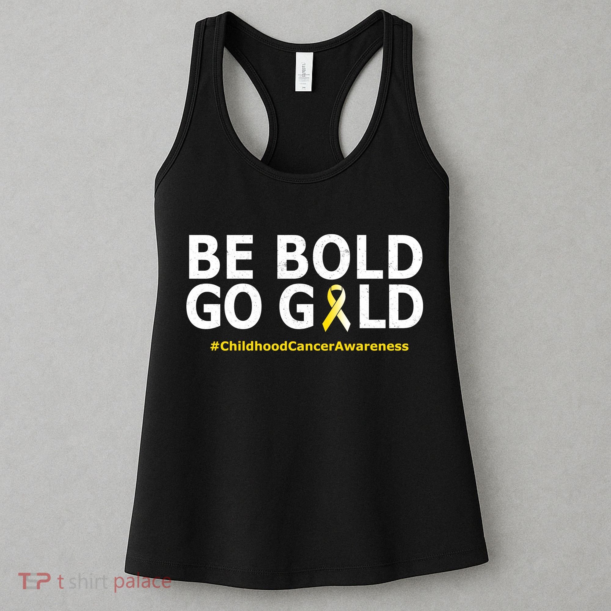 Be The Gold Childhood Cancer Awareness Women's Tank Top
