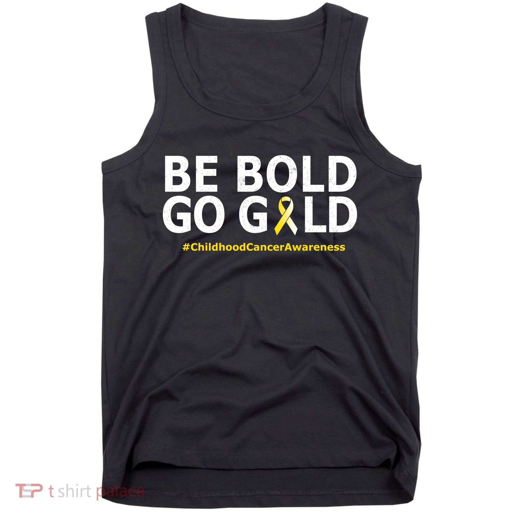 Be The Gold Childhood Cancer Awareness Tank Top