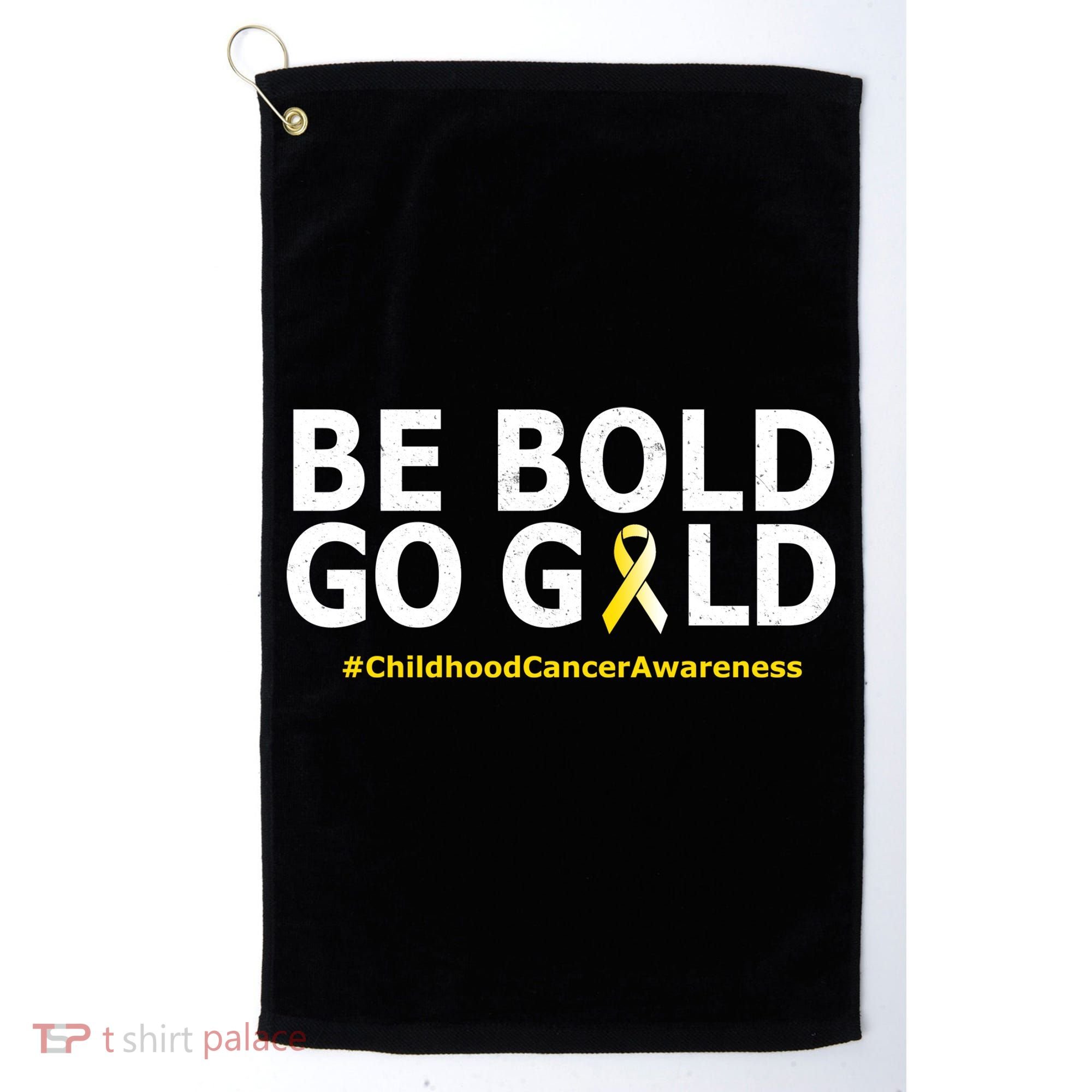Be The Gold Childhood Cancer Awareness Golf Towel