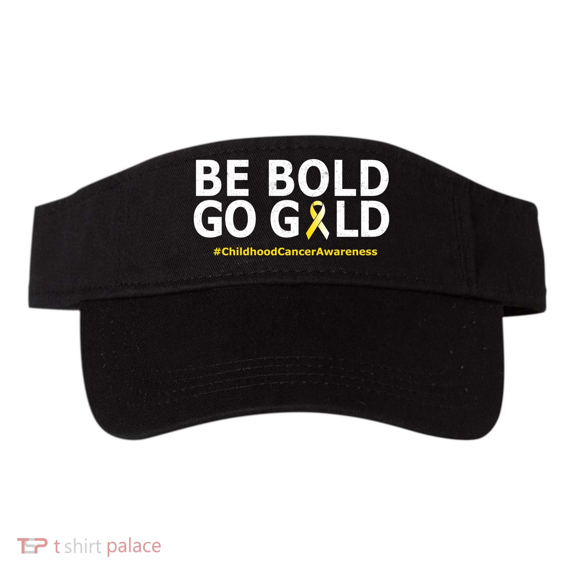 Be The Gold Childhood Cancer Awareness Visor