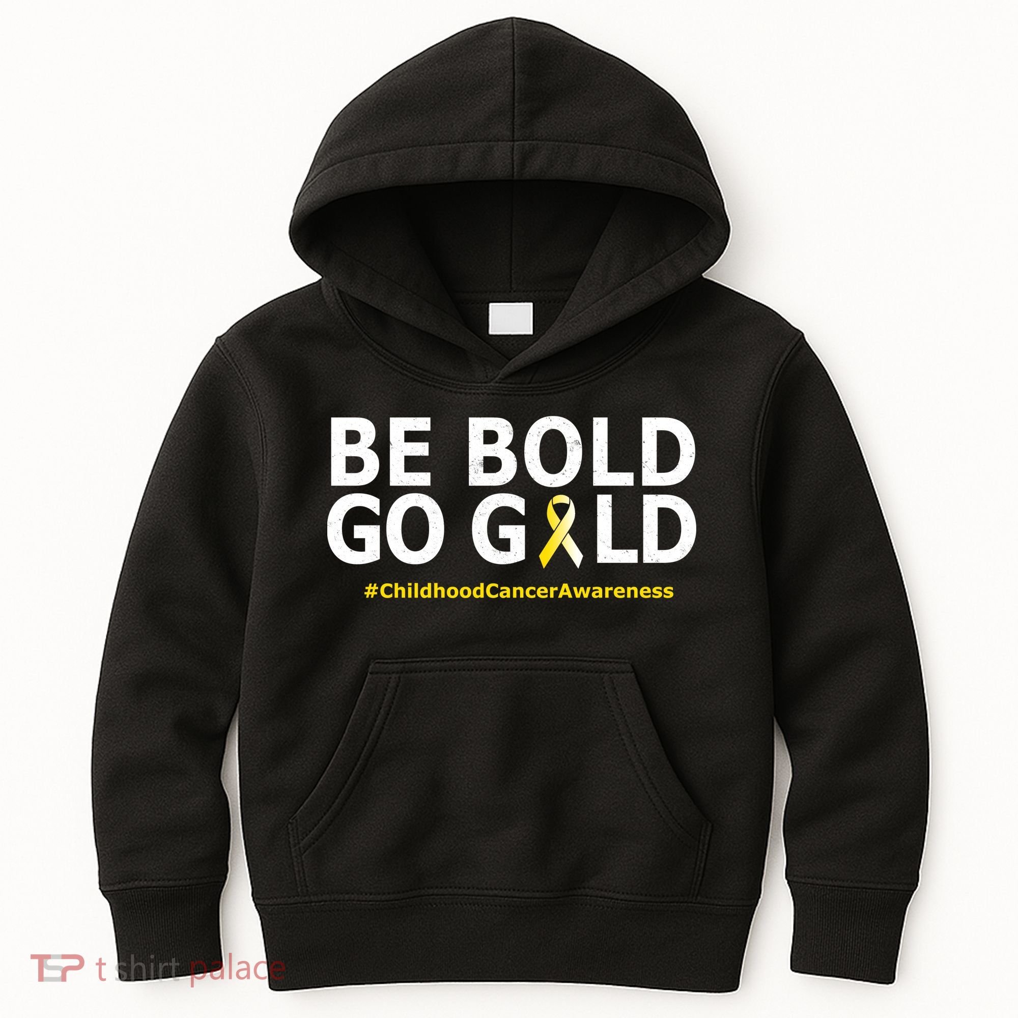 Be The Gold Childhood Cancer Awareness Kids Hoodie