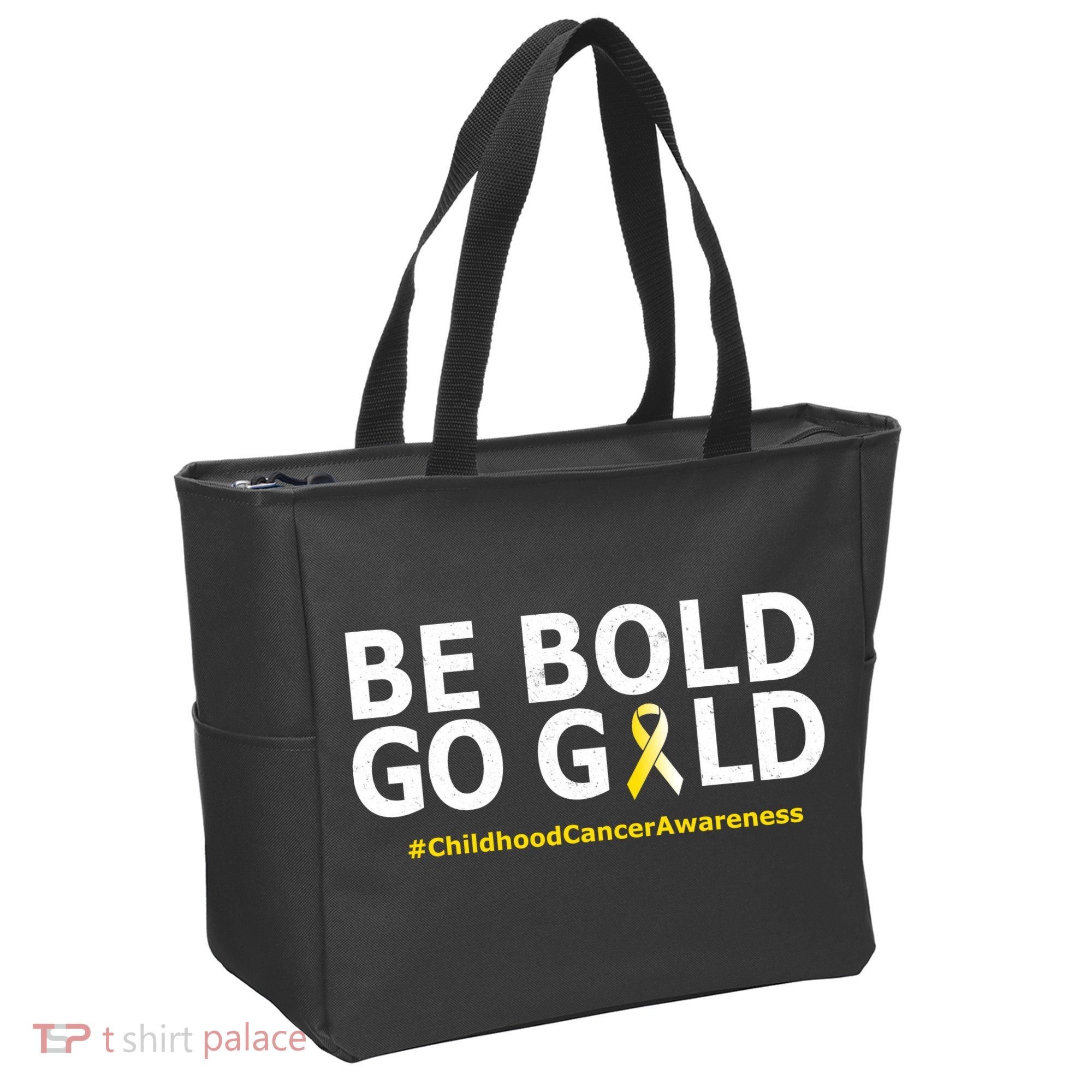 Be The Gold Childhood Cancer Awareness Tote Bag