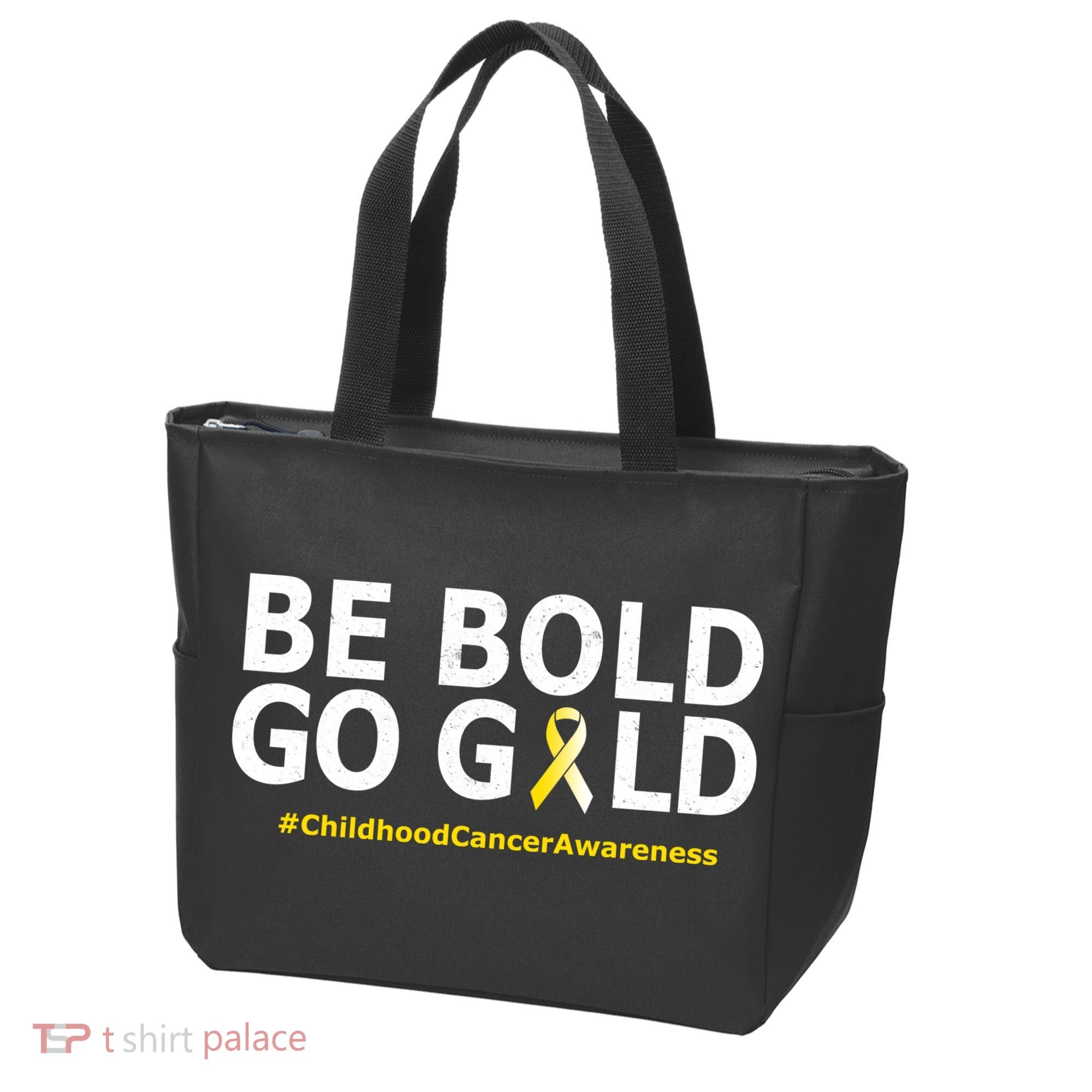 Be The Gold Childhood Cancer Awareness Tote Bag