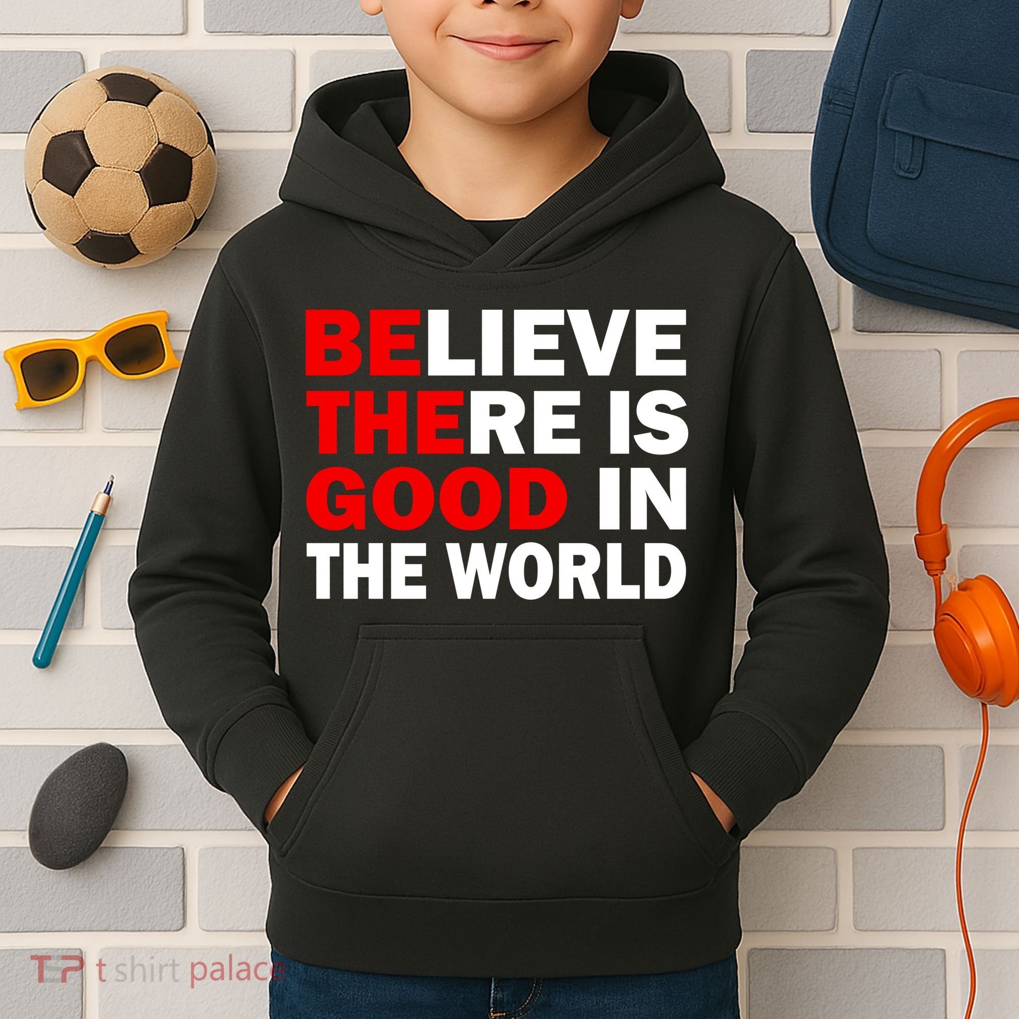 Be The Good In The World Kids Hoodie