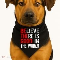 Be The Good In The World Believe USA-Made Doggie Bandana thumb 1