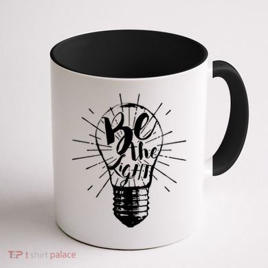 Be The Light Coffee Mug back