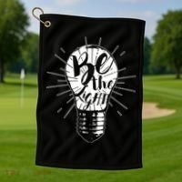 Be The Light Golf Towel thumb 1