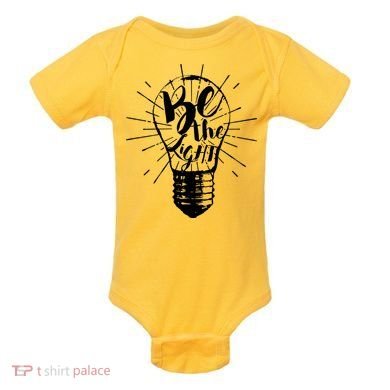 Be The Light Baby Bodysuit
