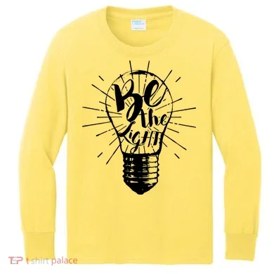 Be The Light Kids Long Sleeve Shirt
