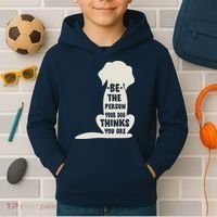Be The Person Your Dog Thinks You Are Kids Hoodie thumb 2