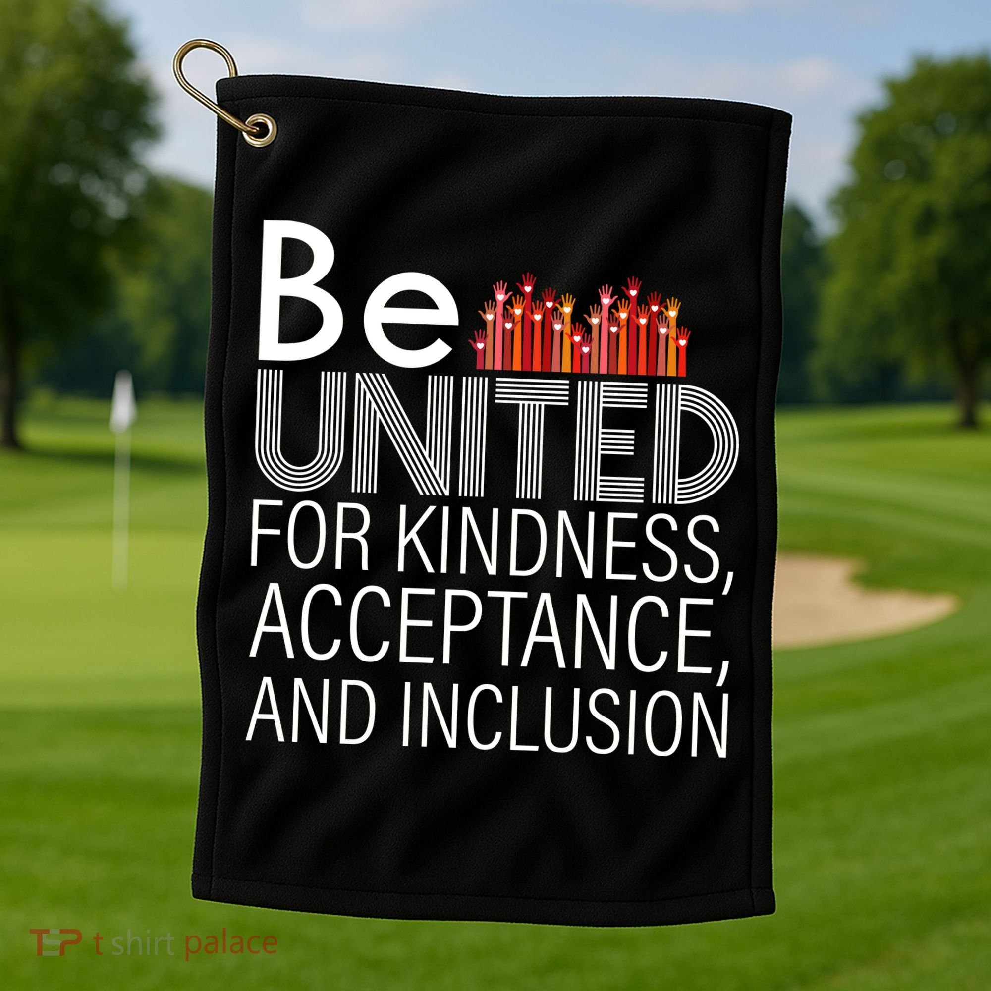 Be United For Kindness Golf Towel