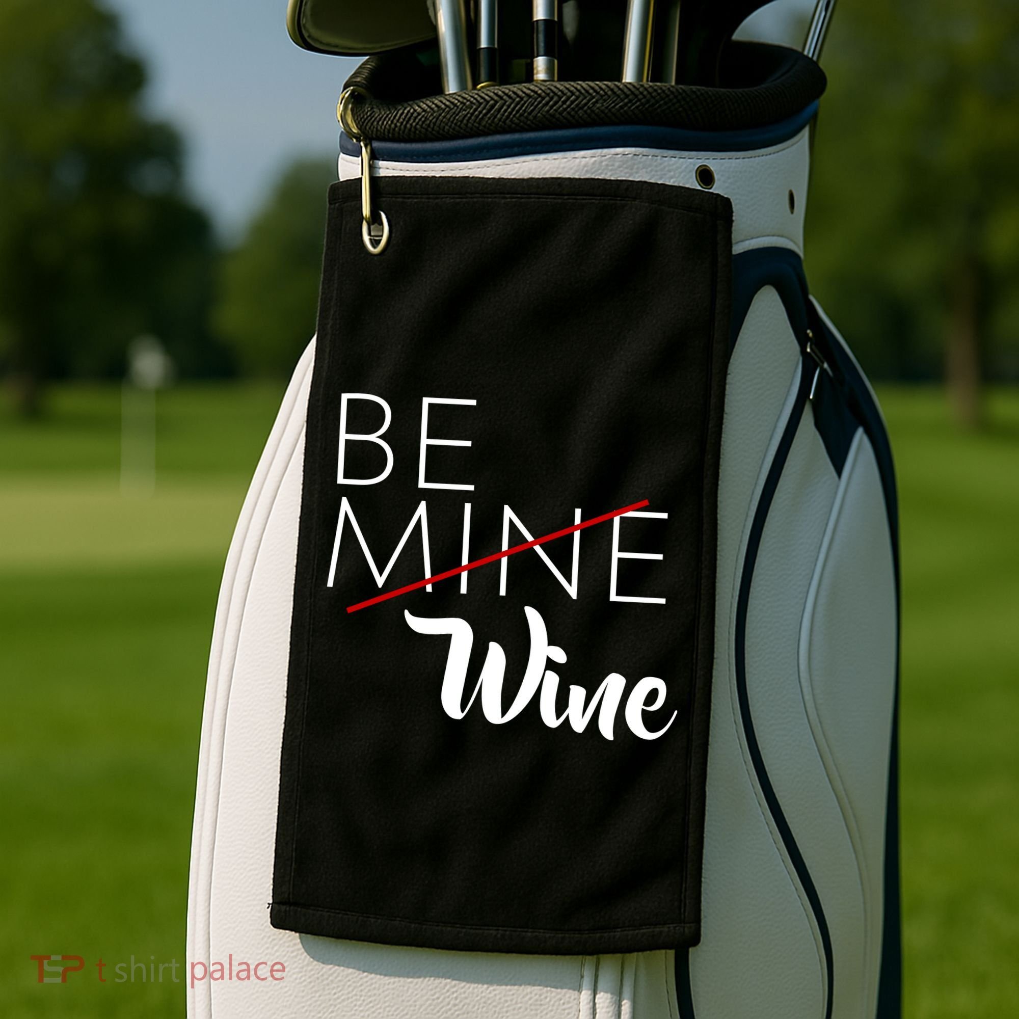 Be Wine Golf Towel