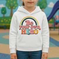 Be Your Own Hero Kids Hoodie thumb 3