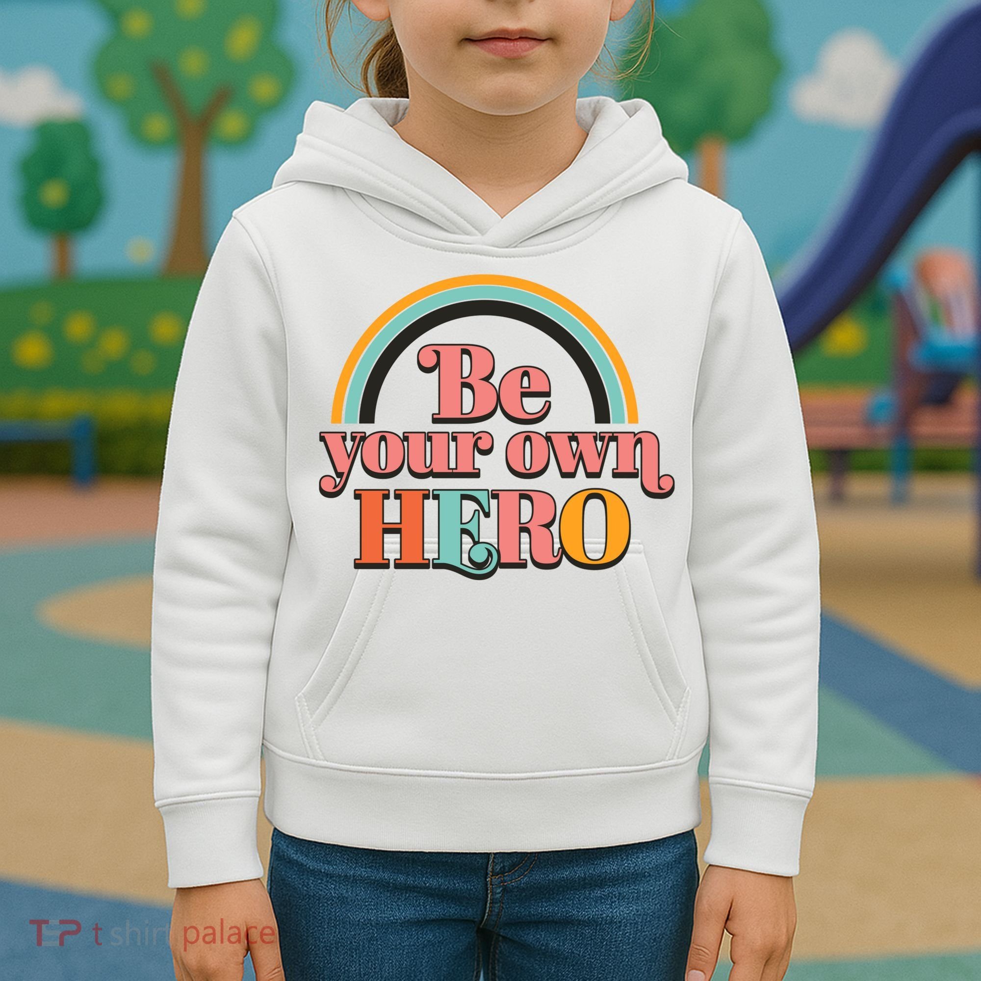 Be Your Own Hero Kids Hoodie