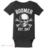 Boomer Est 1947 Baby Boomer Generation Baby Bodysuit thumb 0