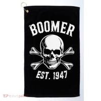 Boomer Est 1947 Baby Boomer Generation Golf Towel thumb 0