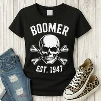 Boomer Est 1947 Baby Boomer Generation Women's T-Shirt thumb 3