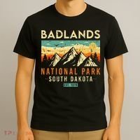 Badlands Est. 1978 Vintage Retro South Dakota National Park T-Shirt thumb 3